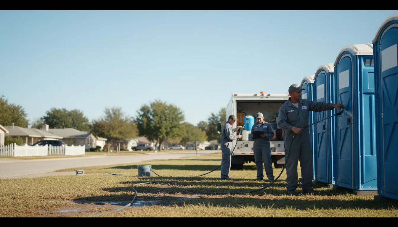 Long-Term Portable Toilet Rental in Cartwright, OK near me